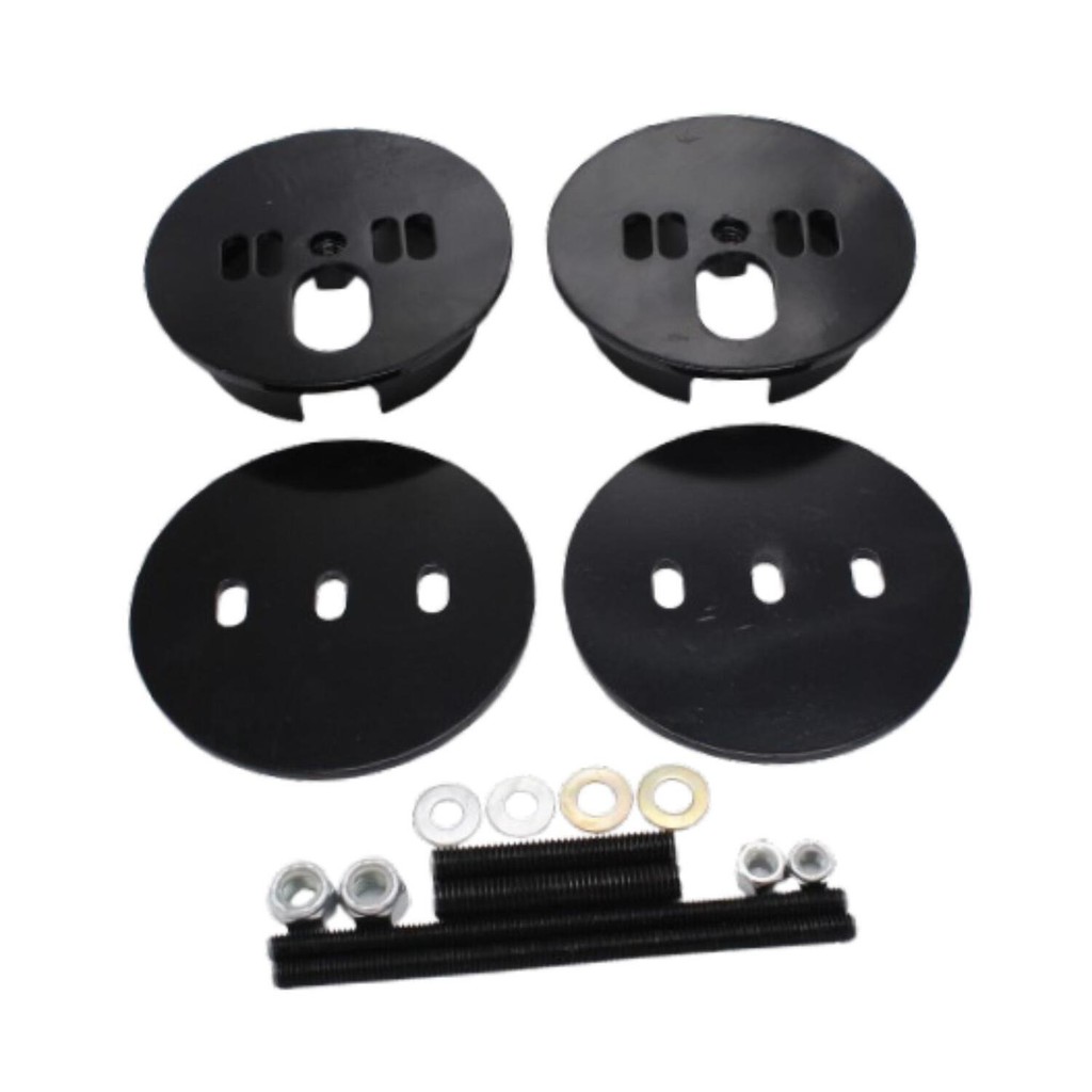 SHLPDFM Rear Air Suspension Bracket Kit - Fits 1963-1972 Chevrolet C10, Suburban, Blazer, C20