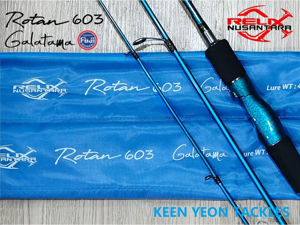 RELIX NUSANTARA ROTAN GALATAMA TOSCA FISHING ROD (SPINNING) | Shopee ...