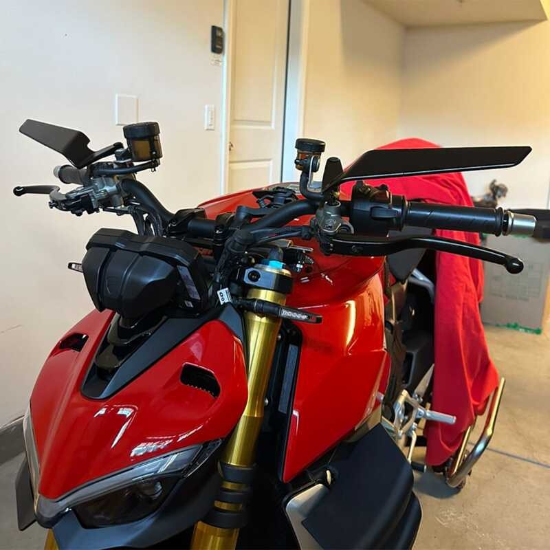 Picture of Stealth Motorcycle Naked V2 For DUCATI V4 S Accessories Mirrors ...