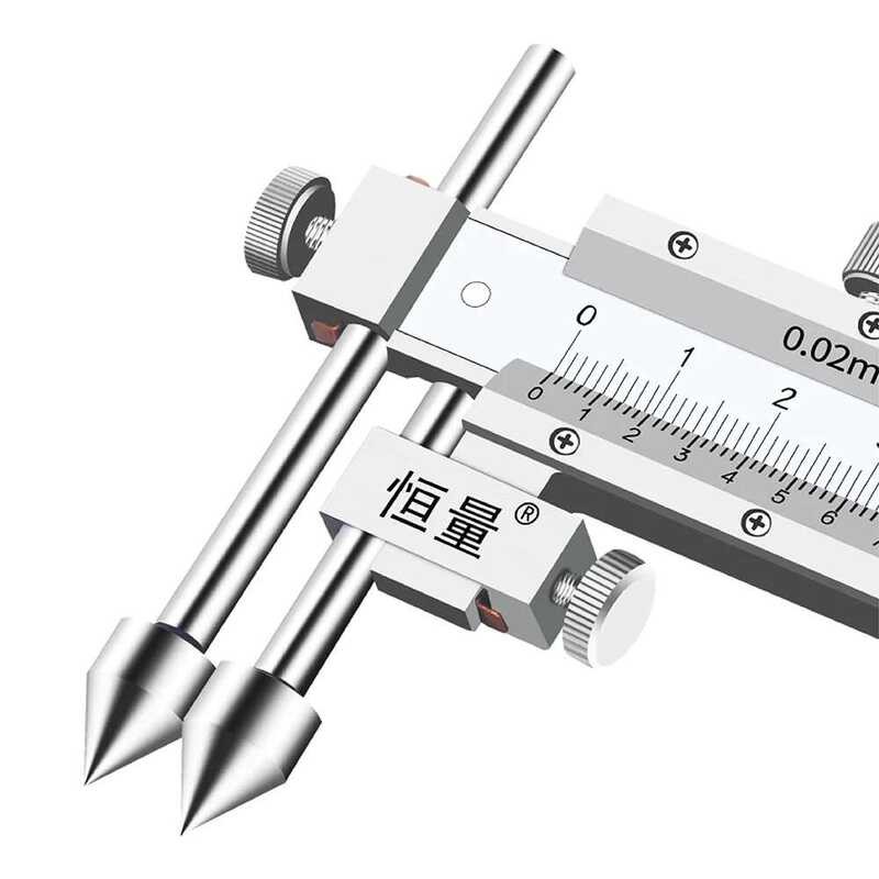 D Measuring Center Hole Distance Cone Head Vernier Caliper Stainless ...