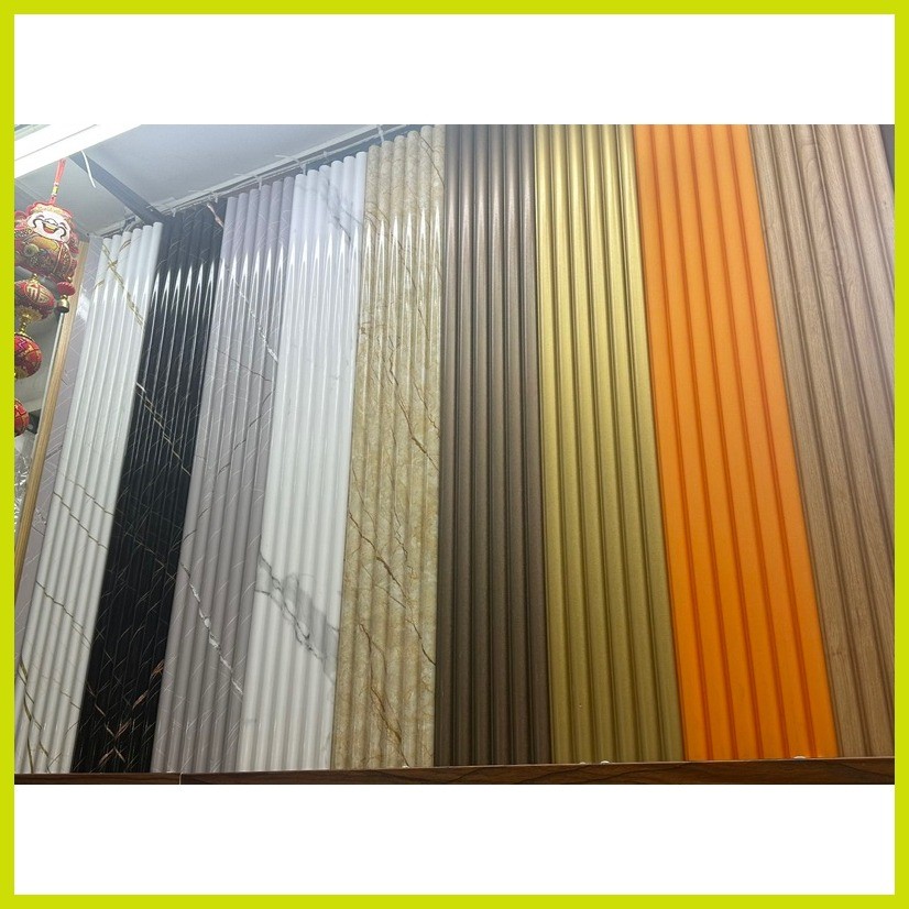 ∨ ┳ PVC Wall Panels Ceiling Panel PVC Fluted Panels For Living Room ...