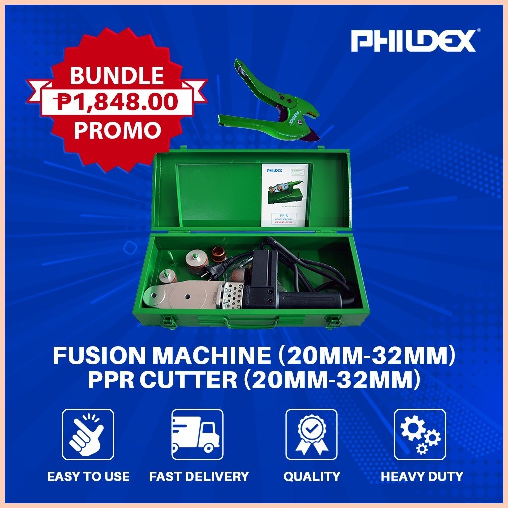 PHILDEX BUNDLE PROMO - Fusion Machine (20mm-32mm) and PPR CUTTER (20mm ...