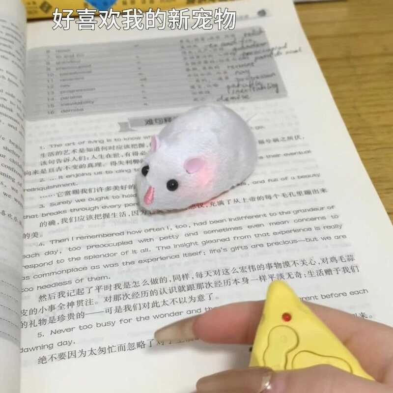 Remote control mouse infrared electric simulation cat toy simulation ...