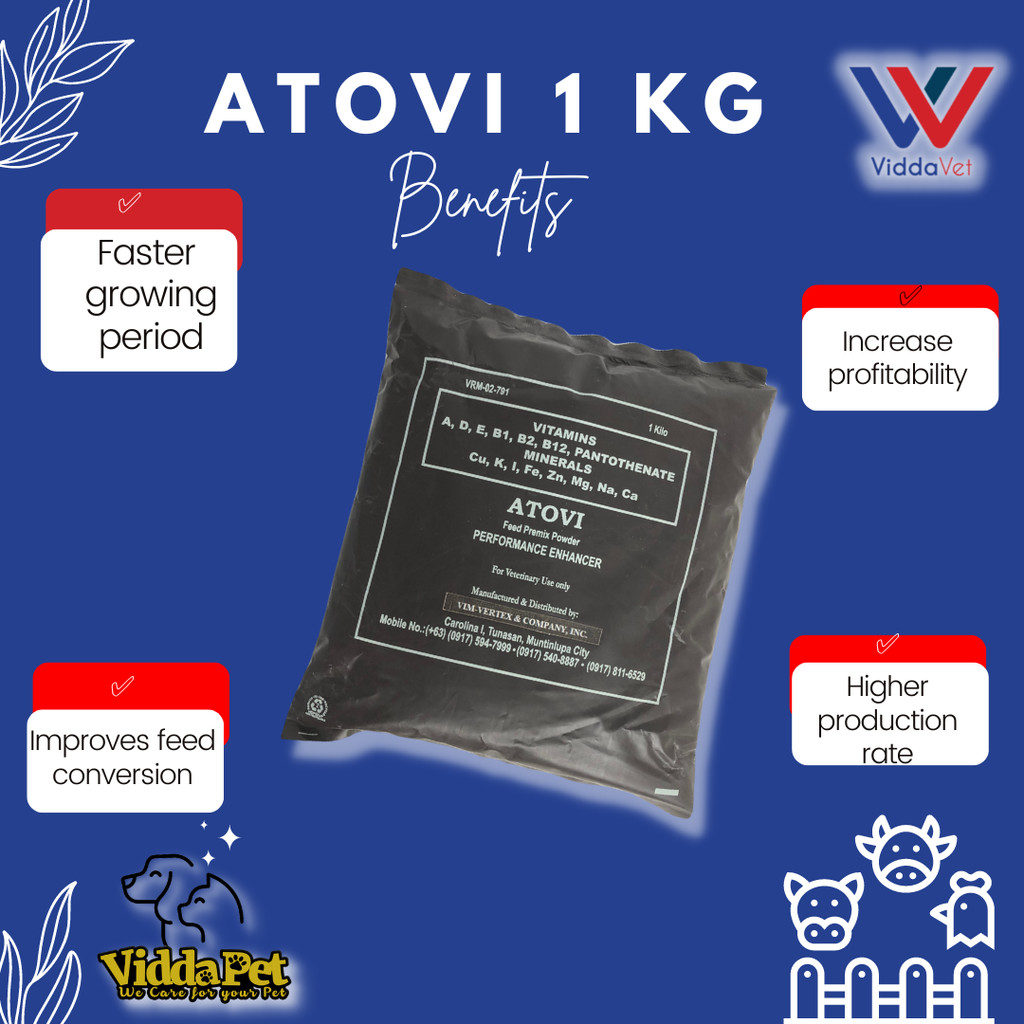 ATOVI Powder nanotechnology for livestock swine poultry fish pets birds ...