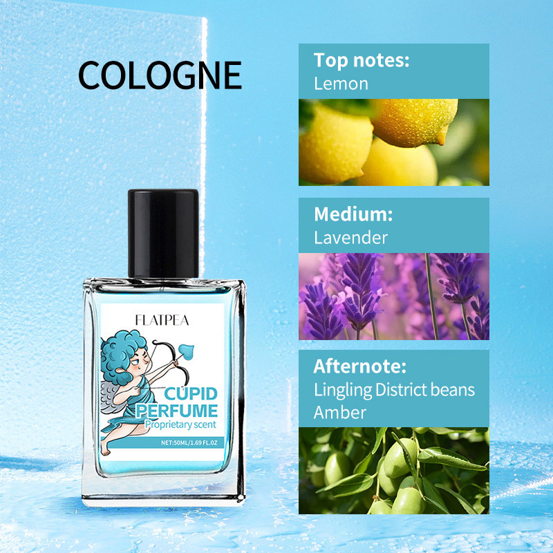 Cologne Cupid Perfume Oil Spray 50ml - Alcohol-Free Long-Lasting Couple ...