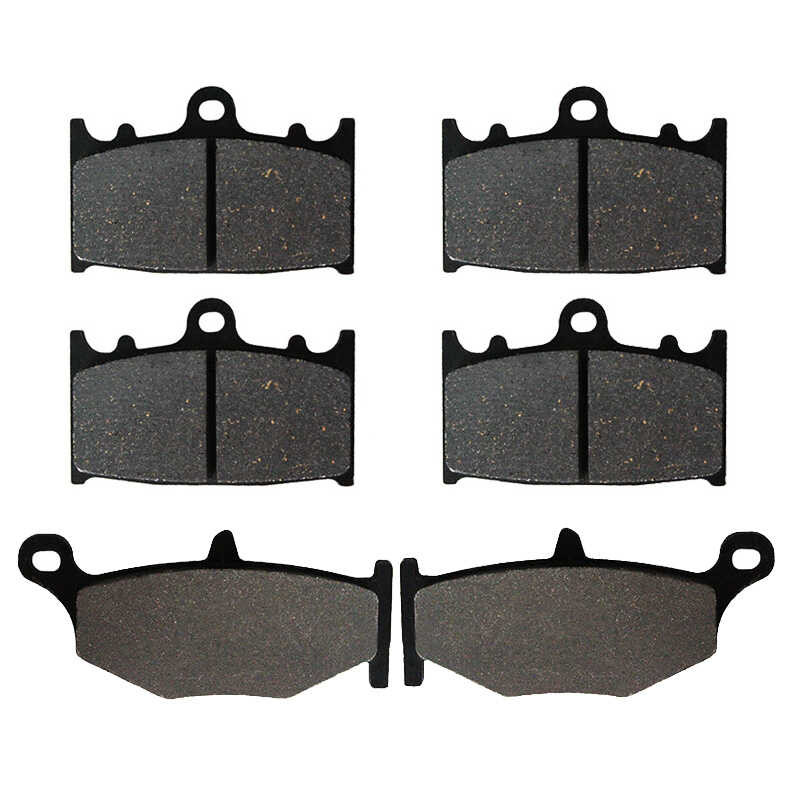 Motorcycle 3 Front and Rear Brake Pads para sa SUZUKI GSR 400 GSR400 k6