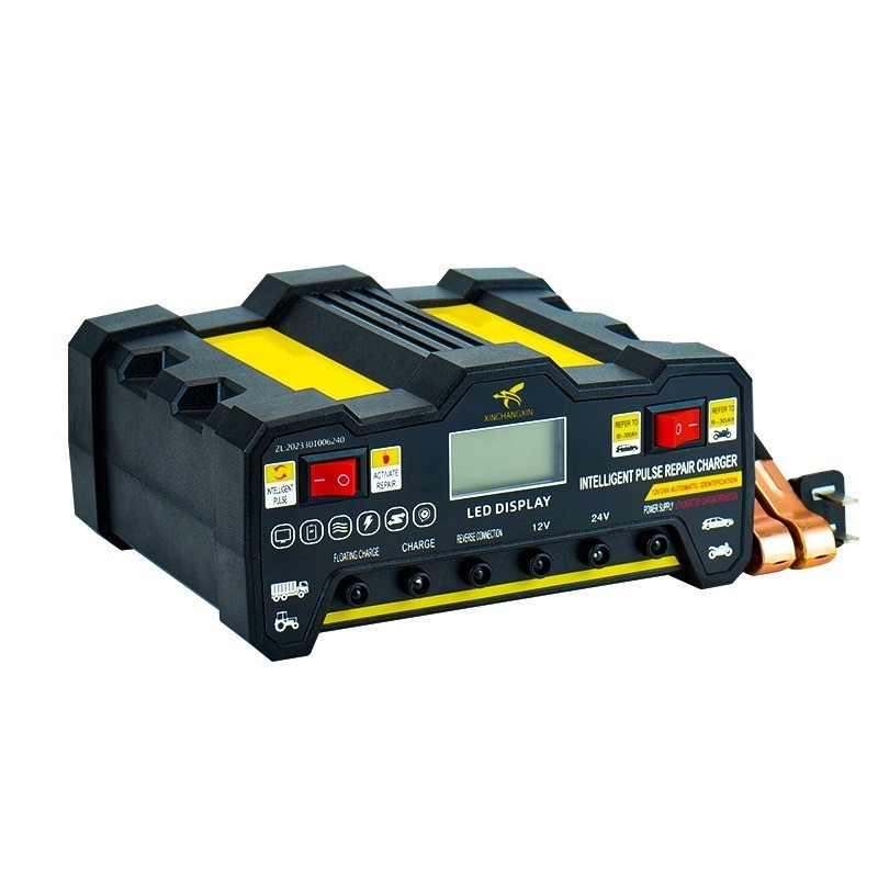 4800A Car Battery Charger 12/24V Intelligent Pulse Repair Battery Fast