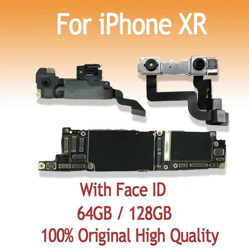 in stock Original Motherboard for iPhone XR, Face ID, iOS System, Logic ...