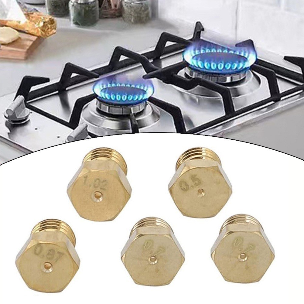 5pcs for LPG Gas Jet Set Burner Gas Hob for LPG Conversion Kit Nozzles ...