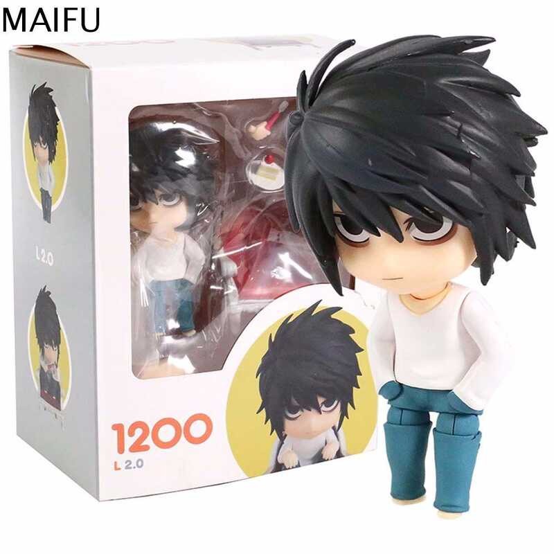 MAIFU Cartoon Statue Lawliet Miniature 1200# PVC Yagami Light Action ...