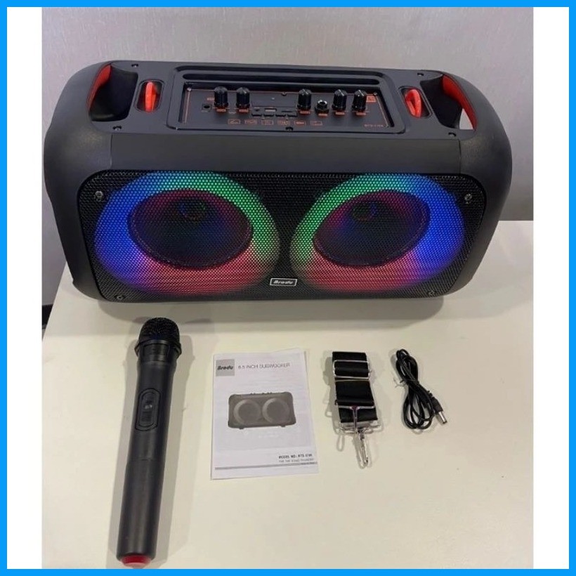 Brodu BTS-1709 DYNAMIC Subwoofer Bluetooth Karaoke Speaker | Shopee ...