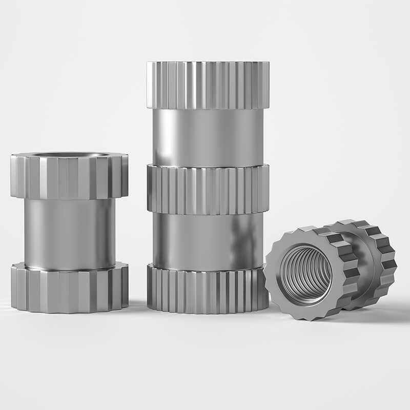 Stainless Steel GB809A Injection Nut Through Hole Pre embedded Thread ...