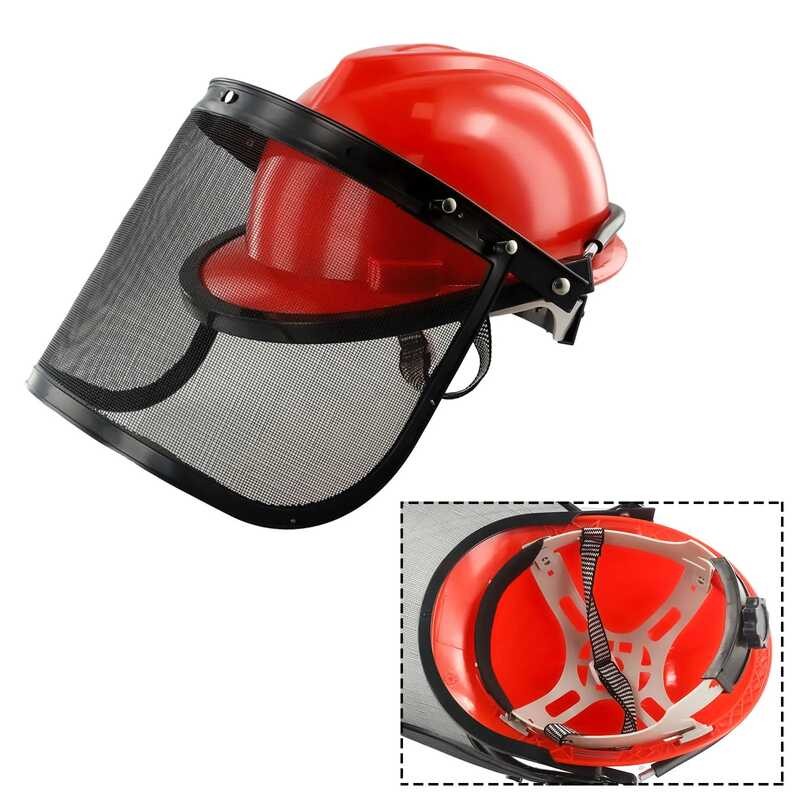 Amosfun Face Shield for Tasks Requiring Facial Protection Lawn Mower Protective Face Guard with Metal Mesh, Impact and Splash Resistance, Gardening