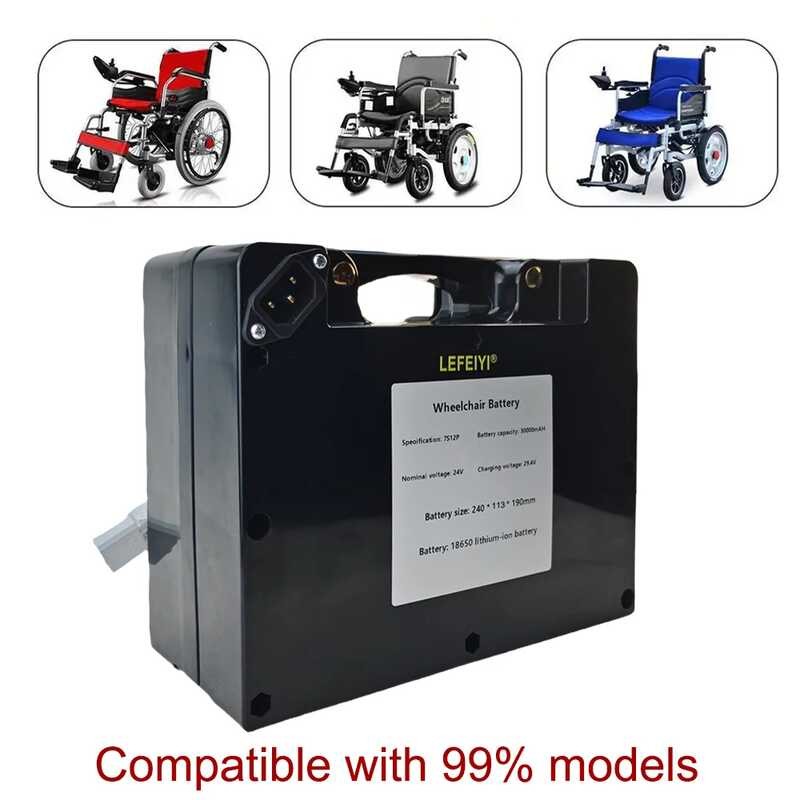24V 30000Mah Electric Wheelchair, Bicycle Lithium Battery Can Replace