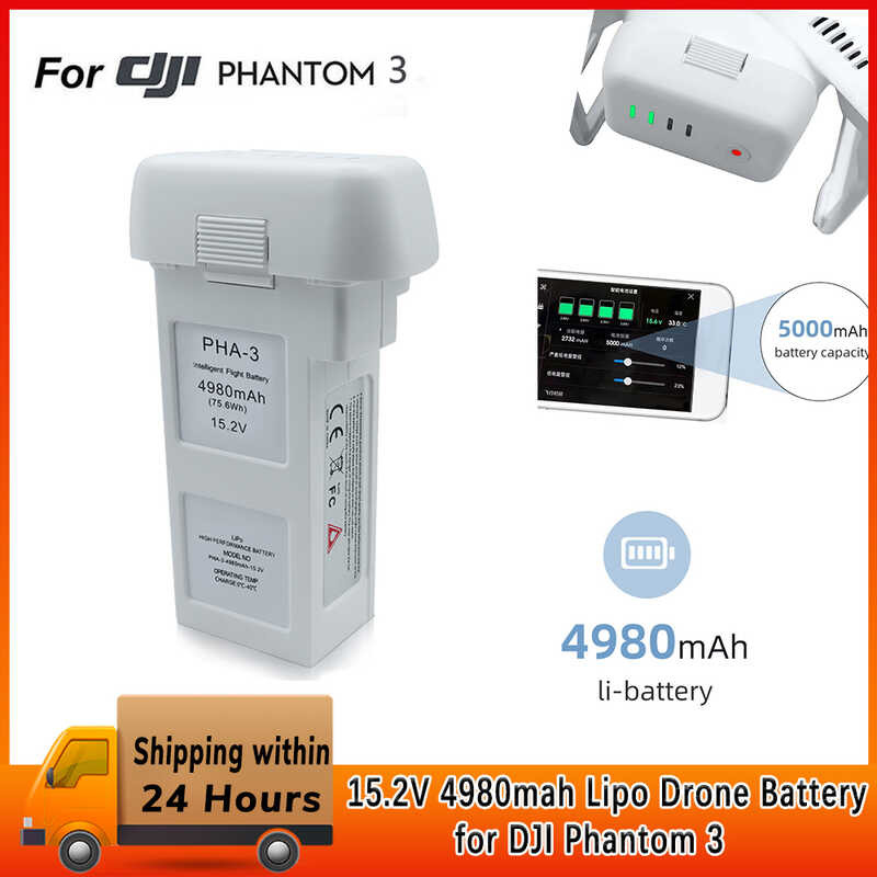 15.2V 4980Mah Para Sa DJI Phantom 3 SE Intelligent Flight LiPo Battery