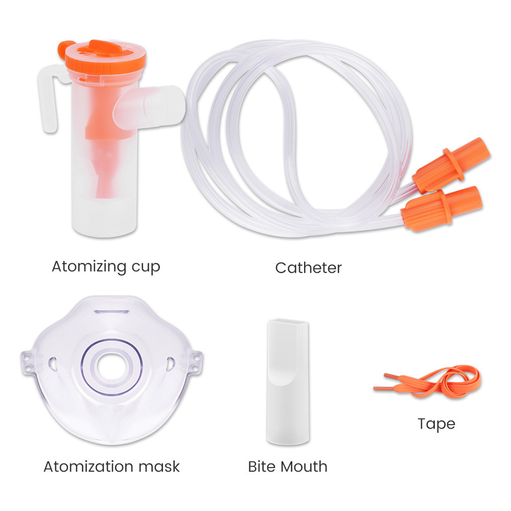 Inhaler Set Soft Tube Inhaler Catheter Nebulizer Cups Adult Kid Mask ...