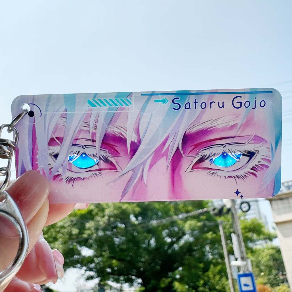 Jujutsu Kaisen Creative Eye Strip Transparent Card Anime Gojo Satoru ...