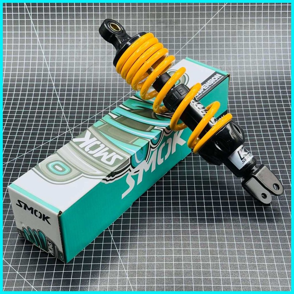 SMOK K1 SERIES REAR SHOCK MIO 280MM SPORTY RED/YELLOW/AQUABLUE/WHITE ...