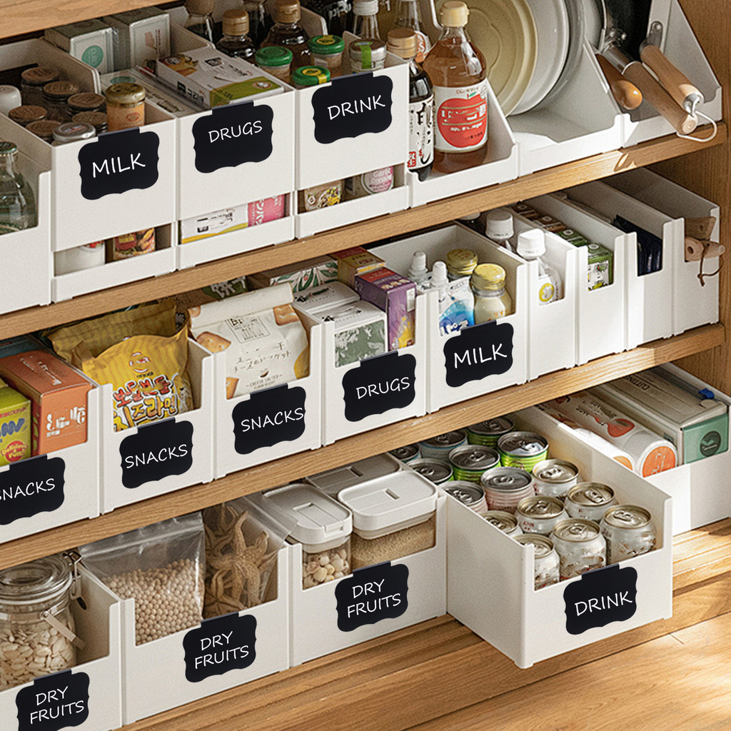 Removable Kitchen Utensil Chalkboard Sort Labels Clip- Erasable Message ...
