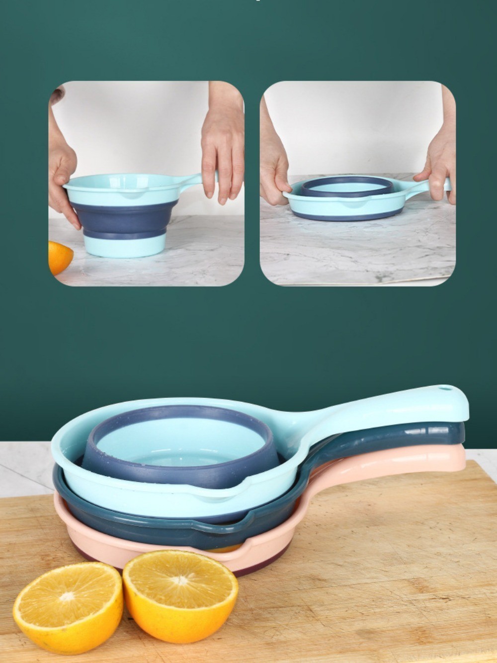 Foldable Collapsible WATER SCOOP DIPPER Water Ladle Multi-purpose ...