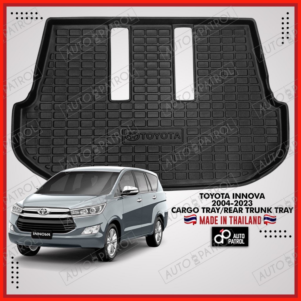 ☃ ♣ Toyota Innova 2004-2023 Trunk Mat Cargo Tray V1 / V2 | Shopee ...