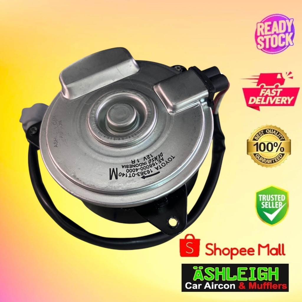ASHLEIGH Toyota Altis 14 Rad Fan Motor Radiator Wire Type Car Aircon ...