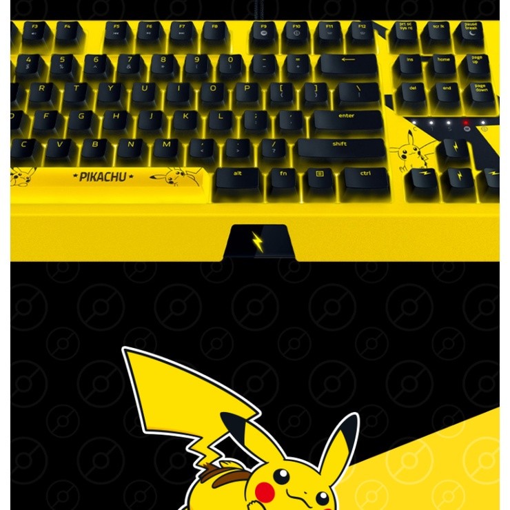 Razer Blackwidow - Pikachu Limited Edition Backlit Gaming Mechanical ...