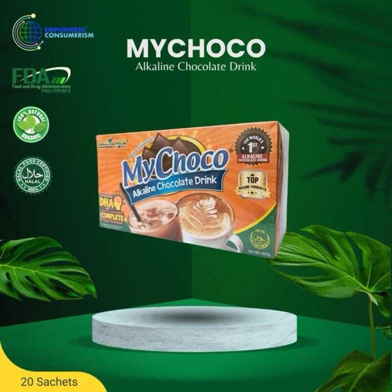 MyChoco Alkaline Chocolate Drink 20 Sachets - Top Rated Beverage with ...
