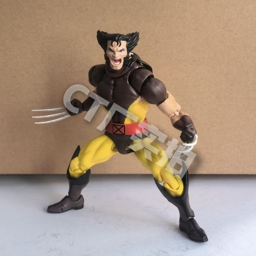 New Ct Wolverine Brown Comic Mafex 138 X-Men Action Figure Deadpool VS ...