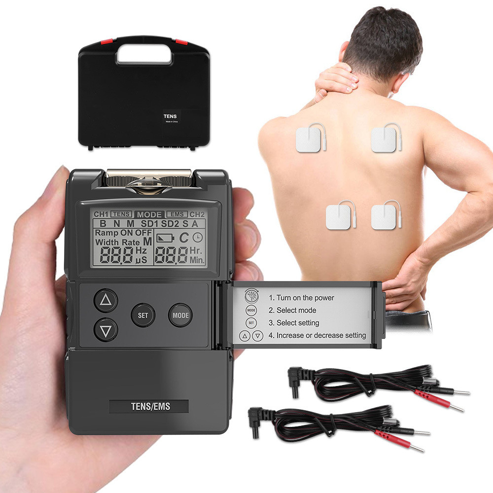 EMS Eletric Professional Muscle USB Physiotherapy Tens Unit Hines Pulse ...