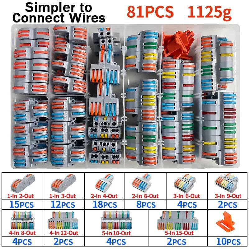 Quick Splicing Multiplex Butt Wire Connector Compact Electrical Cable ...