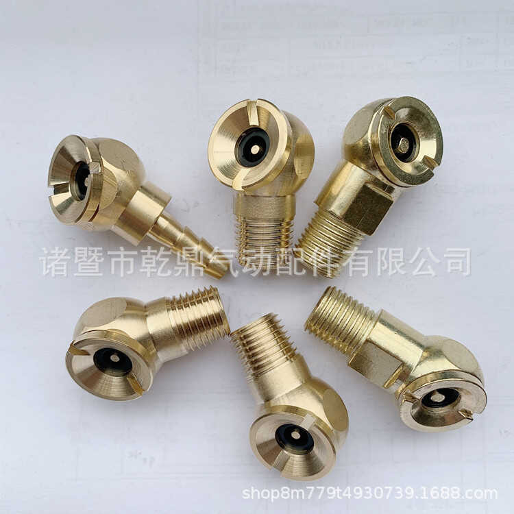1/4 6 9mm mouse tail round head inflation nozzle, car tire inflation ...