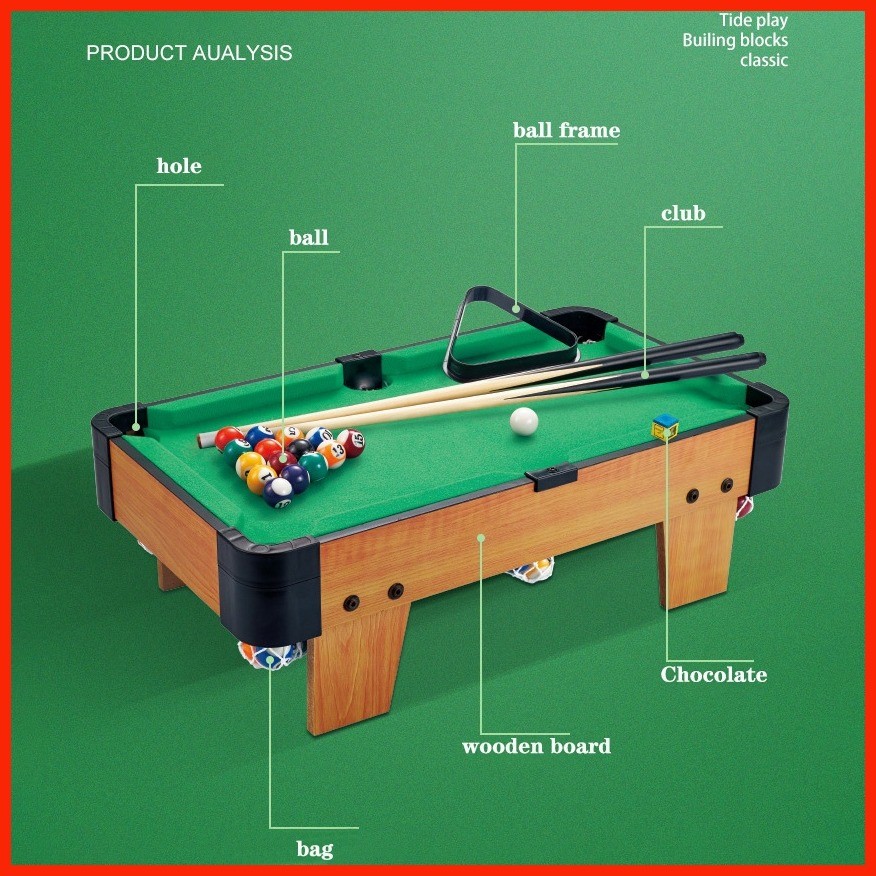 COD)Mini Tabletop Pool Table Desktop Billiards Sets Children'S Play ...