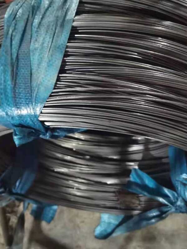 65 manganese spring coil wire/65MN high carbon steel raw circle wire ...