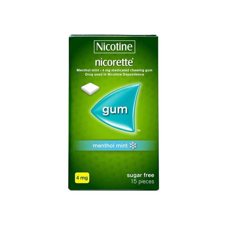 Nicorette COD Gum 4Mg Menthol Mint 15S Pain Relief | Shopee Philippines