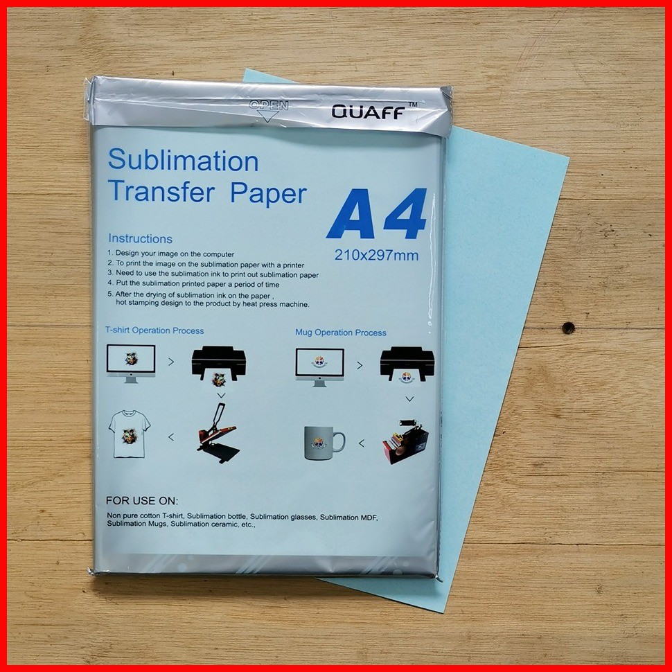 ℗ ๑ Quaff Sublimation Paper A4 A3 Size for Heat Transfer Fast Drying ...