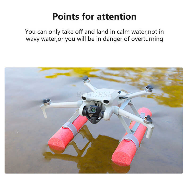Per DJI Mini 3 Pro Drone Float Landing Skid Landing Gear Landing On Water K asta di galleggiamento aumento accessori per treppiede rialzato