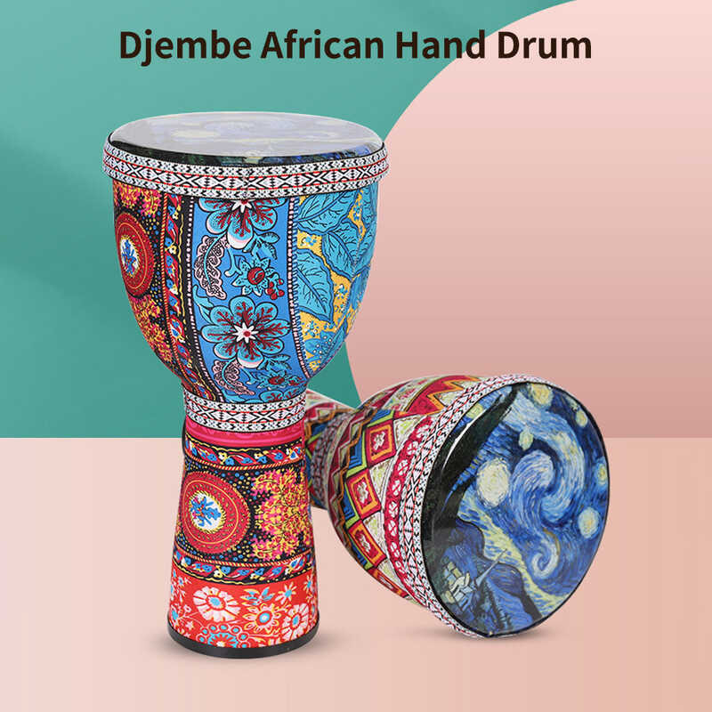 LY 8 Inch African Hand Djembe Dpercussion Instrument For Children Light ...