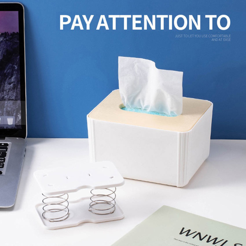 Tissue Box Spring Support Automatic Lifting Spring Loaded Tissue Holder ...
