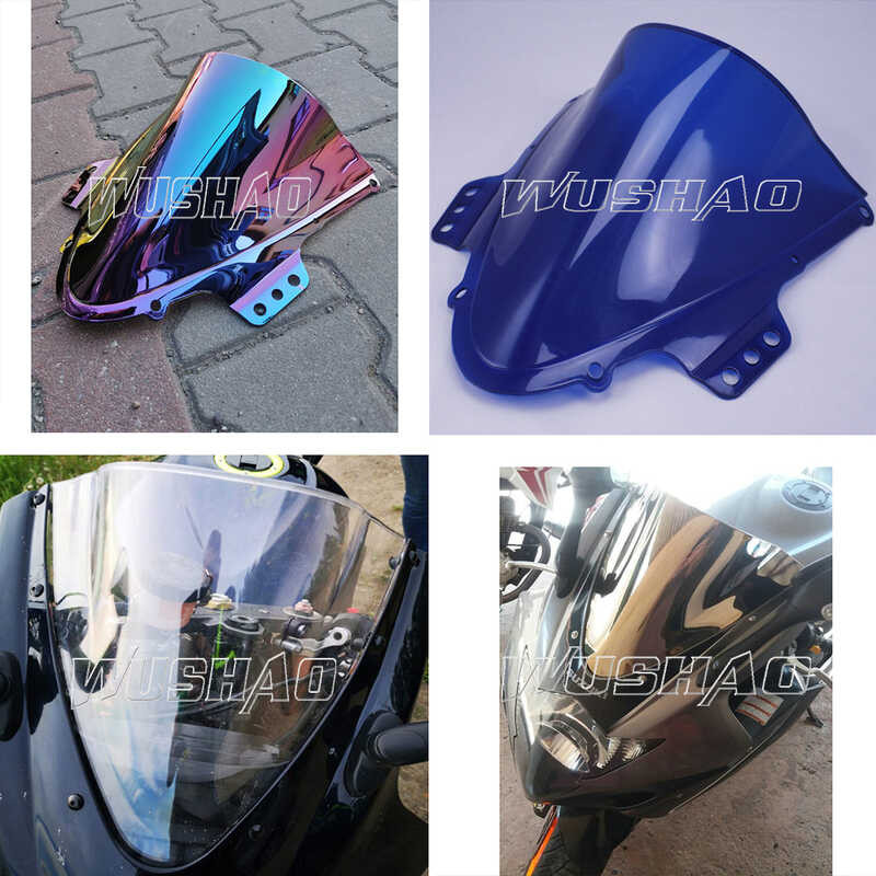 Motorcycle c9c Double Bubble Windshield Windscreen Screen Para 2005 ...