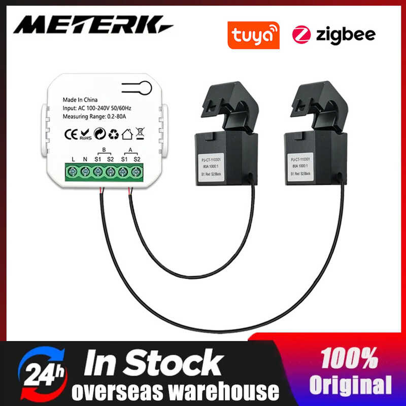 Tuya b ZigBee Intelligent Energy Meter Solar PV System Power Monitor