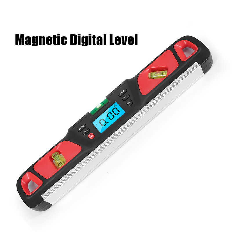 Digital 2 Spirit level Incometer Horizontal Scale Ruler Bubble Electric ...