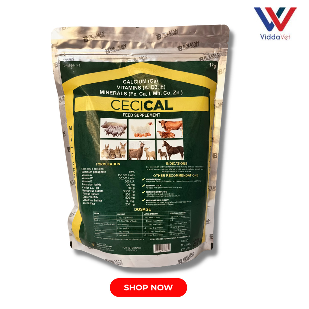 Viddavet 1kg Cecical Powder+1kg V22 Powder 1kg cecical vitamins 1kg V22 ...
