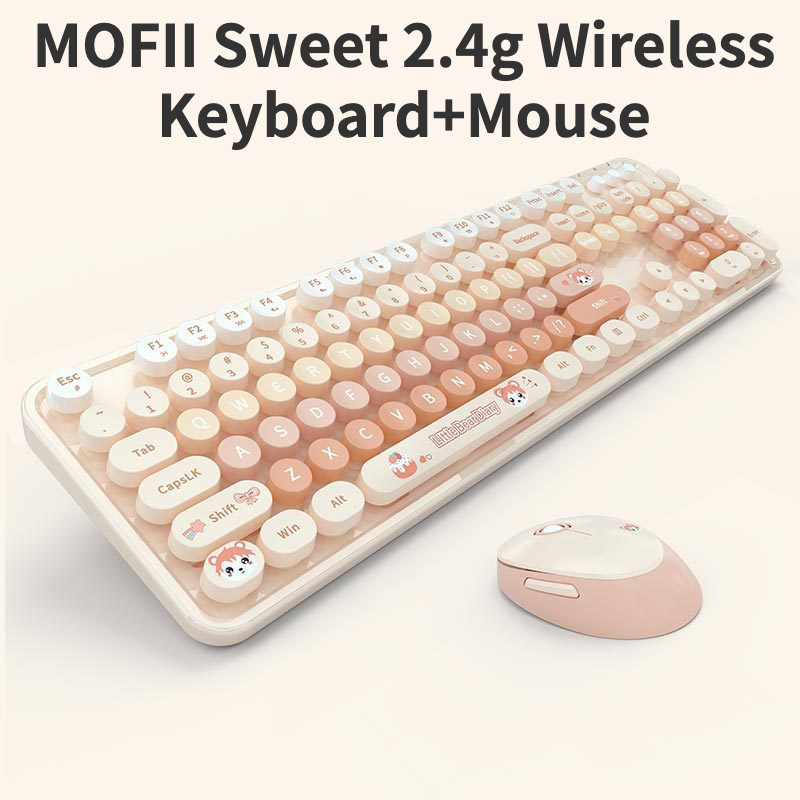 2024 New Arrival !! MOFII Sweet Cute Pink Mixed Color 2.4GWireless ...