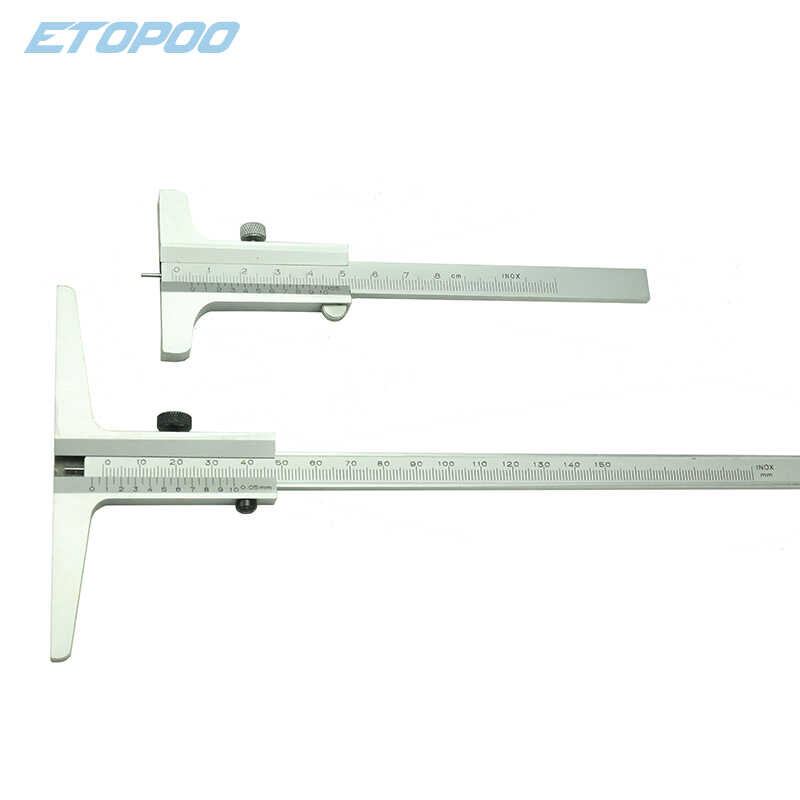 80mm 7 150mm 200mm 250mm “ Depth Caliper Industrial Quality Stainless ...