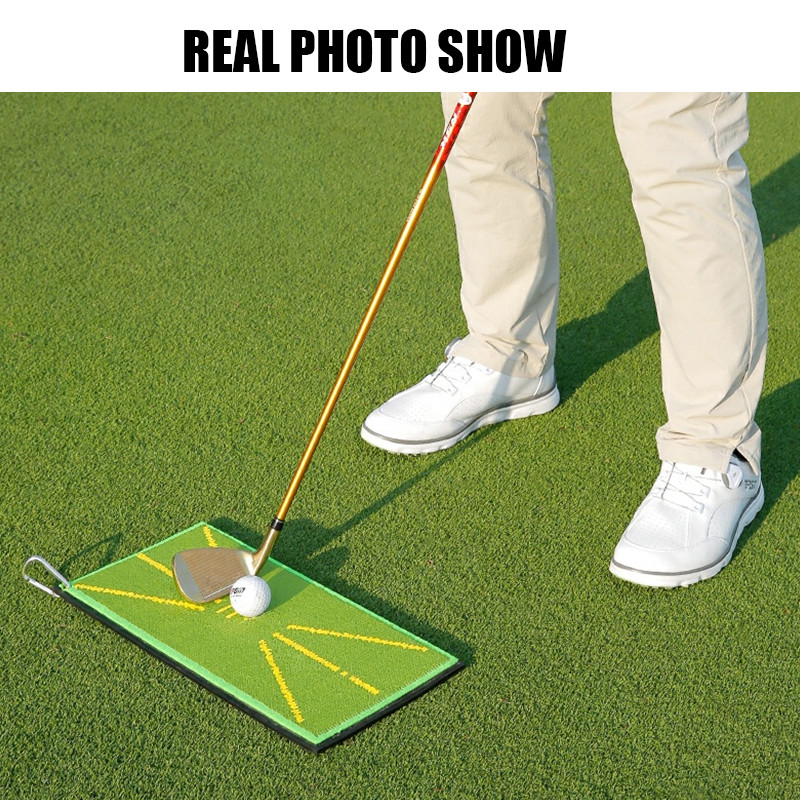 PGM DJD038 Golf Strike Mat Bead Display Track Beginner Training Trace ...