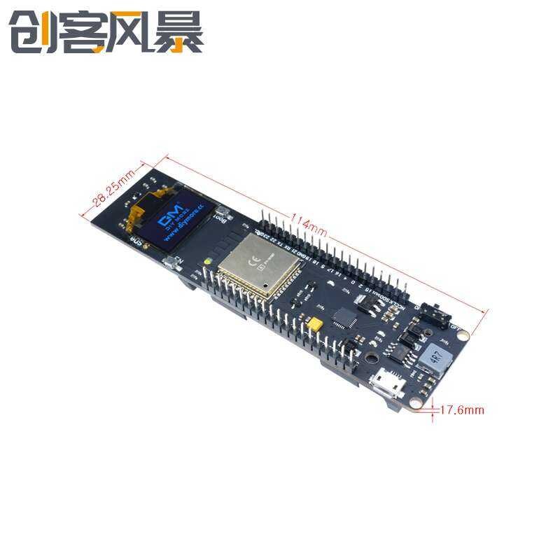 Wemos ESP32 WIFI Wireless Bluetooth Module with 18650 Battery Holder ...