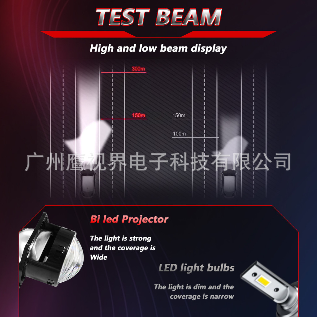 1 3 Inches Car DualLight Lens Car Headlight Headlight Bulb Shopee