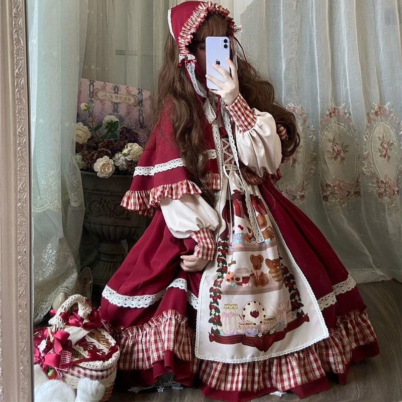 Kawaii Lace Patchwork Dress