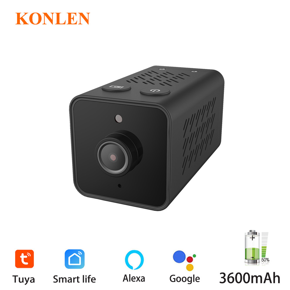 Small Mini Wifi Battery IP Camera Tuya Smart Life Wireless Nanny Body ...